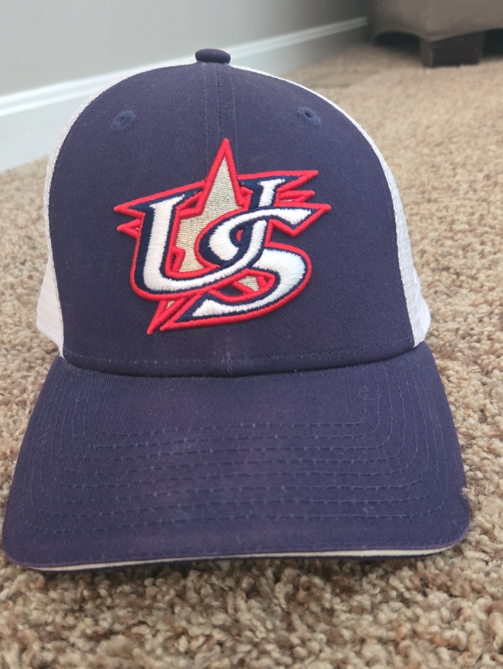 New Era 9FORTY USA Baseball Trucker Hat